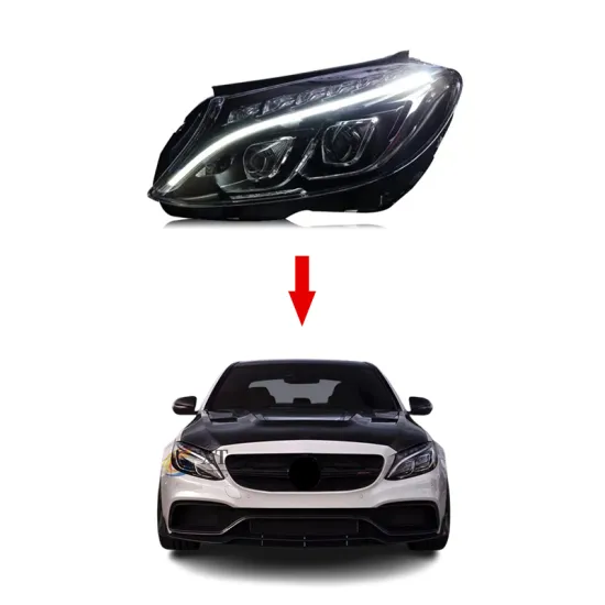 XT Upgrade for Mercedes-Benz C-Class W205 2014-2018 Full LED Headlight Assembly C180 C200 C260