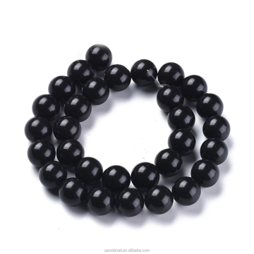 Shop for 12mm Round Natural Black Stone Beads at PandaHall