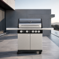 Parrilla de gas de 4+1 quemadores con ventana
