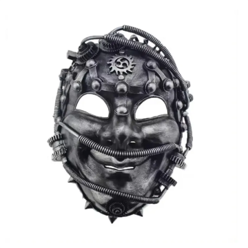 Steampunk Full Face Plastic Mask - Halloween and Carnival Party Supply