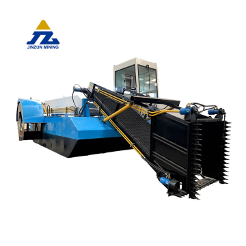 Hydraulic Aquatic Weed Cutting and Transport Boat