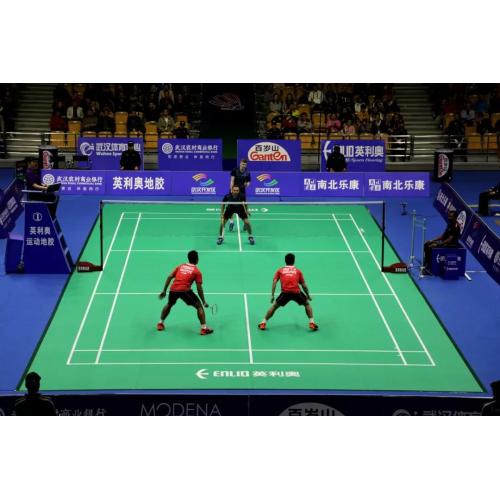 Vinyl mobile badminton court sports flooring mat