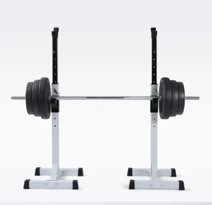 Adjustable Weightlifting Squat Rack and Barbell Stand: Comprehensive Strength Training Equipment