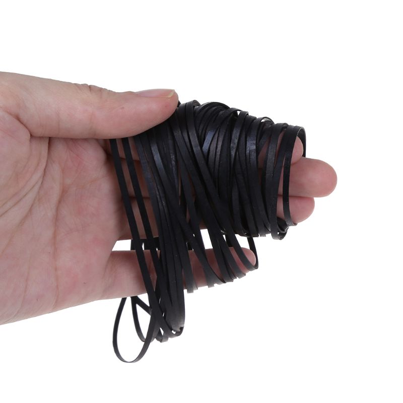 50PCS Universal Assorted Common Flat Rubber Belt Mix Cassette Tape Machine Belt for Recorders Walkman CD DVD Drives 4mm Width