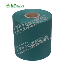 Three layer nonwoven coated PE polythelen film