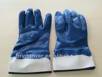 Blue nitrile gloves vinyl-nitrile gloves