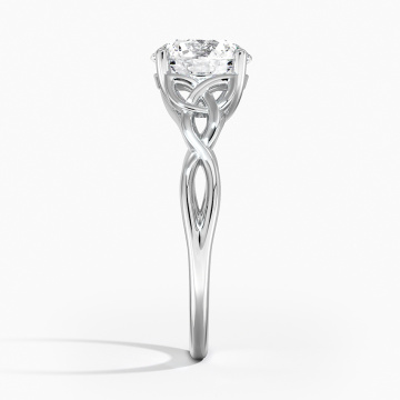 Engagement Ring 2Ct E VVS2 Round Cut Solitaire Engagement Ring Supplier