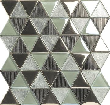 Künstlerische Musterfarbe gemischt Dekoration Glasmosaik