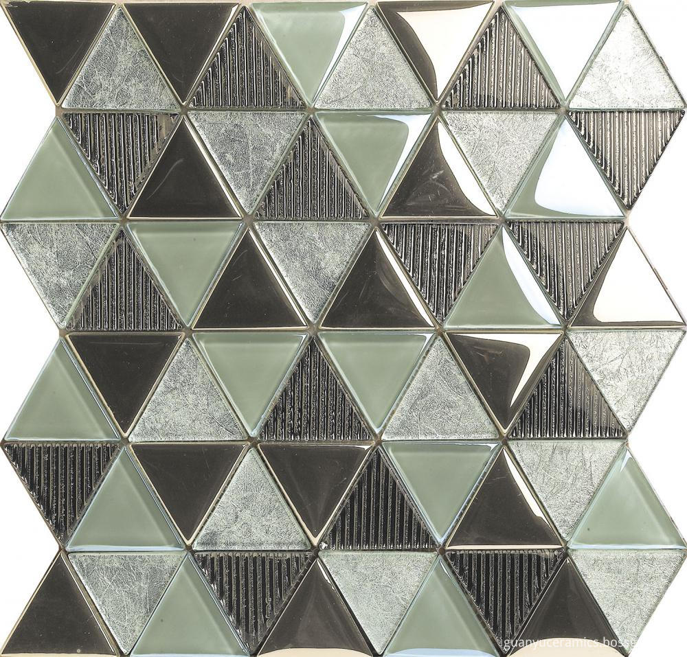 Little Triangle Chip Crystal Glass Mosaic