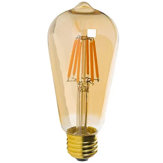 Warm Color Vintage Amber Shell 2W ST64 220V LED Filament Bulb