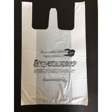 Water Proof Plastic Bag Custom Printed Plastic T Shirt Bag for Buying Fruit Vegetable