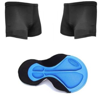 Cycling saddle underwear bicycle shorts 3D sponge padded