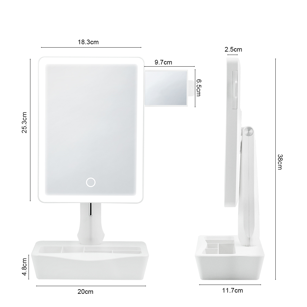 Dimmable mirror