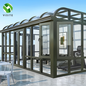 YST Factory Winter Garden House Veranda Aluminum Prefabricated Glass Conservatory