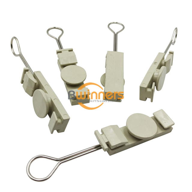 China Super Lowest Price Self-Adjustable Drop Cable Clamp FTTH Drop Cable  Fish Anchoring Suspension Tension Clamp Fix Holder Hooks for FTTH Drop Wire  Manufacturer and Supplier