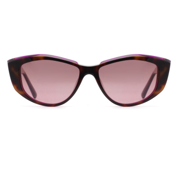 Fashion Women UV400 Bevel Acetate Polarized Sunglasses