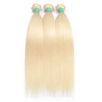 613 Blonde hair bundles Wholesale virgin Russian Blonde human Hair extension