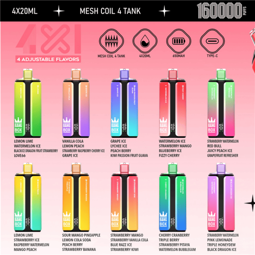 Bang Box 160k Disposable Vapor Spain Discount Price