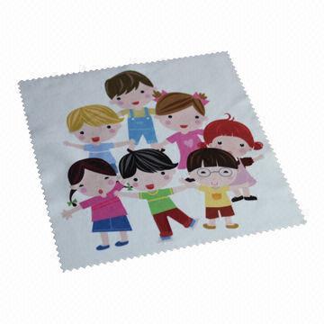 Lens Cleaning Cloth with Digital Printing, Use for Eyeglass, Sunglasses, iPhone, Cellphone, Computer