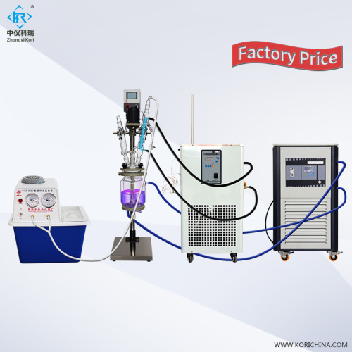 Laboraotry chemical dual-jacketed reactor