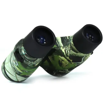 8x21 Camo Binoculars for Kids: High-Resolution Shockproof Binoculars for Outdoor Activities