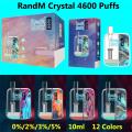 Großhandel Randm Crystal Dispositable E-Zigarette 4600 Puffs