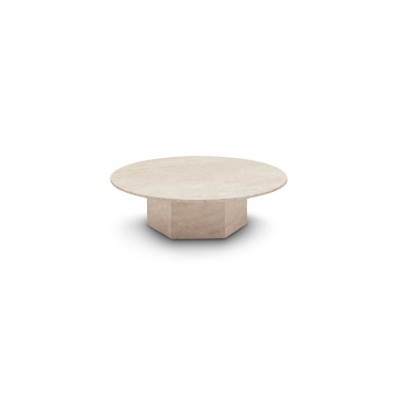 Mid century modern custom furniture rose vene pink marble table living room round marble coffee tables