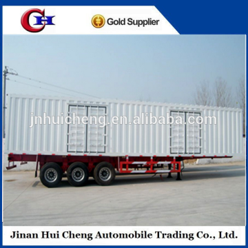 Side door openable cargo van semi trailer 40tons enclosed trailer