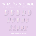 Extra Long Almond holographic cat eye false nails