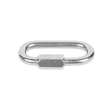 High-Quality 316 Stainless Steel Oval Quick Link: Robust Marine Rigging Hardware