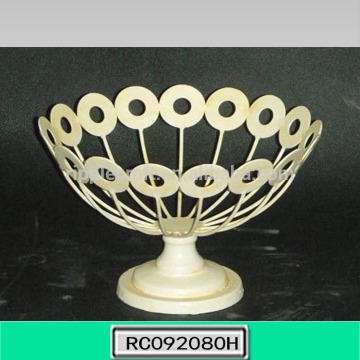 Beautiful Wrought Iron Fruit Basket with Banana Holder Home Decor