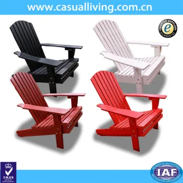 Outdoor Wooden Garden Adirondack Chair