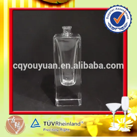 Thick bottom heavy durable quality 50ml perfume glass bottle refill