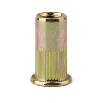 SS 304 M14 Flat Head Threaded Rivetnut Insert Nut: 1/4-20 Nutsert Rivet Nut for Furniture Hardware