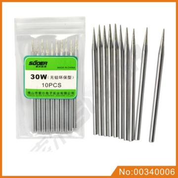 Suoer High Quality Solder Iron Head 30W Soldering Iron Tips