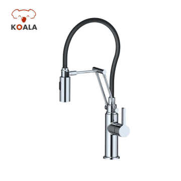 German Modern Gold Pull-Down Sprayer Kitchen Faucet Wholesale
