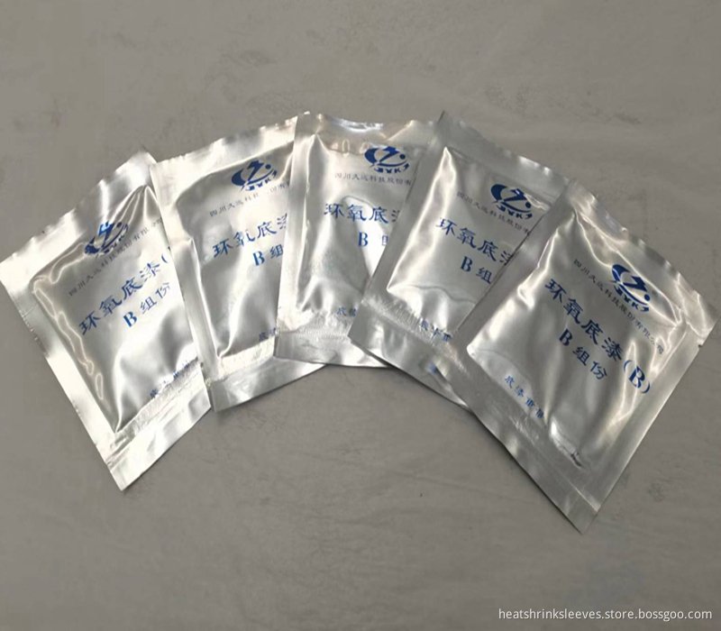 Industrial epoxy primer application for pipeline shrink tape systems