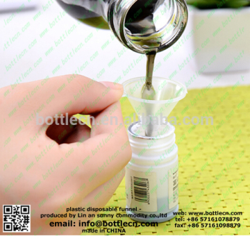 small plastic pvc perfume funnel separating tool for oil perfume separatory
