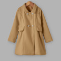 Girls Wool Coat Cotton Trench Coat