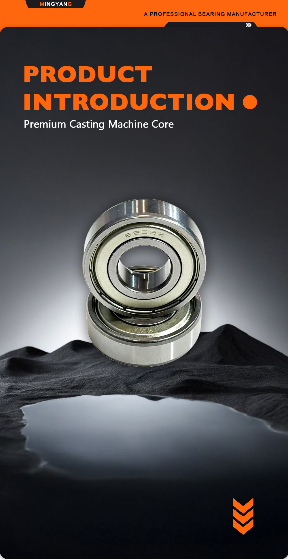 6203 ZZ Dual Steel Shield Deep Groove Ball Bearing x