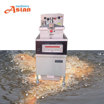 Gas Pressure Fryer for Chicken, Steak, Fish Cake & Nuggets with Oil Filter System