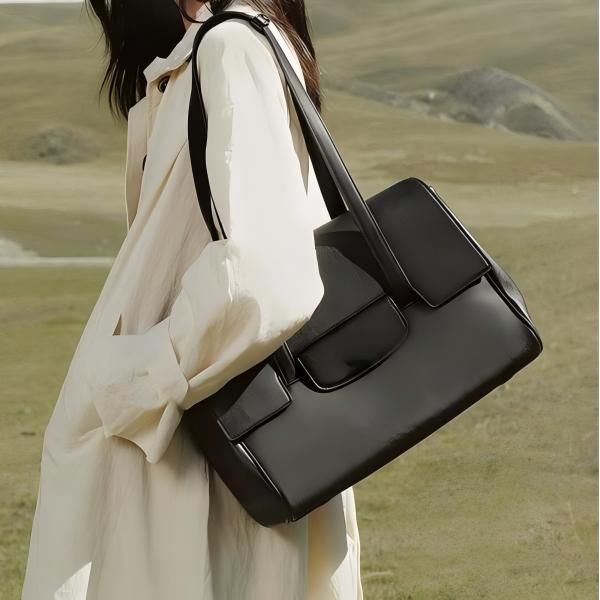 女性用のスタイリッシュな大容量の革のバッグ Stylish Large Capacity Leather Bag for Ladies