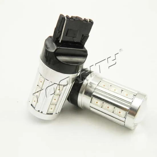 High Quality Amber Yellow T20 7440 21SMD 5630 12V Backup Reverse Light Bulb