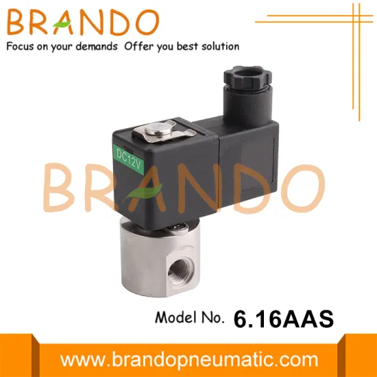 Anti Corrosive Isolation Stainless Steel Solenoid Valve 12V
