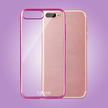 2016 newest and more popular Laser Cover Free Sample Phone Case Double Camera Hole for IPhone 7+