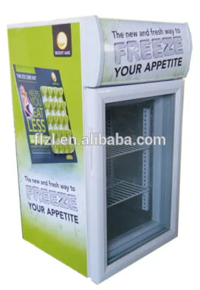 Customized electric mini showcase freezer