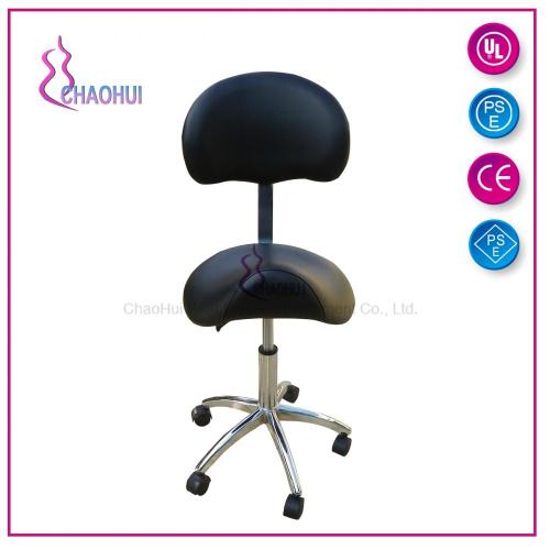 tabouret en cuir cinq roues chaise