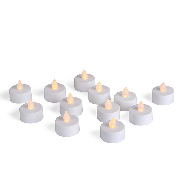 3D LED Candle Tealight Warm Velas