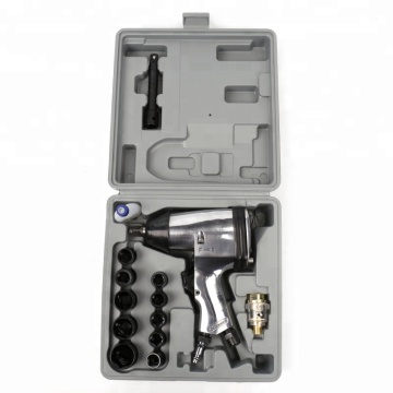 17 Piece DIY Pneumatic Rocking Dog Single Hammer Impact Wrench Kit: Comprehensive Tool Set for Professional and DIY Applications