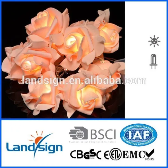 Cixi landsign solar flower string lights XLTD-127